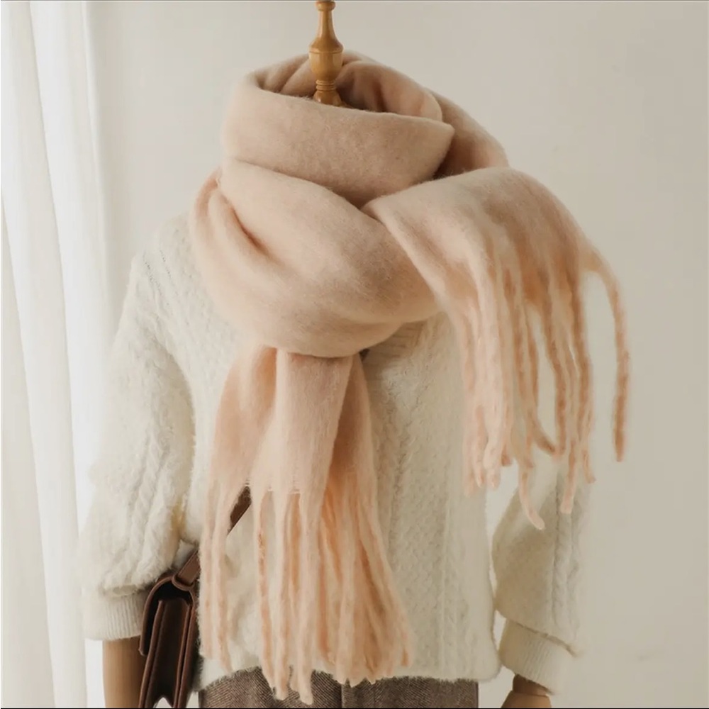Elegant Cream Scarf